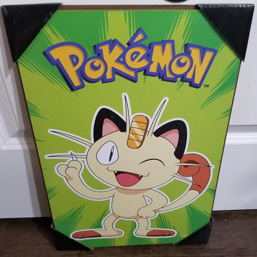 Pokemon Meowth Wall Art (MDF) - 13 X 19